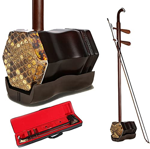 Instrument De Violon Chinois Erhu À 2 Cordes, Charme Chinois Complet, Design Hexagonal Traditionnel, Avec Accessoires Et Étui Gratuits, For Niveau D'entrée Débutant
