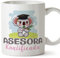 MUGFFINS Tazas para ASESORA mujer - En Español - Koalificado/koalificada - 11 oz / 330 ml - Regalo original y divertido