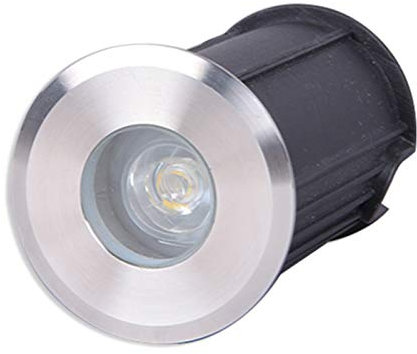 Faretto subacqueo incasso 1W/3W IP68 impermeabile faretti esterno incasso 12V&24V Tensione di sicurezza for scale, terrazze, corridoi, piscine ( Colore : Bianco caldo , Misurare : 42x75mm(12V) )