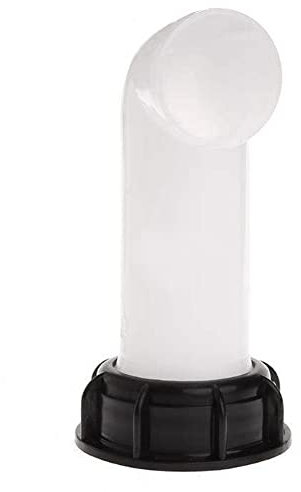 Vidange avec Ecrou IBC 1000L Buse Réservoir d'eau Raccord Vanne Extension Buse Tuyau Adaptateur IBC Réservoir d'eau Robinet pour Raccord Robinet Cuve IBC 2 Pouces