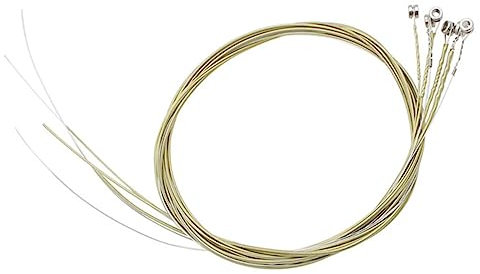 ibasenice 6piezas Cuerdas De Guitarra Clásica Acústica Repuesto Inoxidables Cuerdas Para Guitarra Accesorios Instrumento Tensión Estándar Sonido