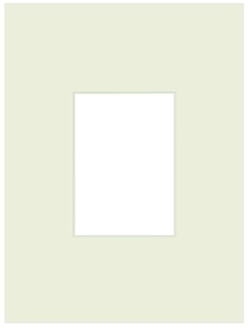nielsen Passepartout Premium Karton 2,5 mm, Außenformat 30x40 cm für Bildformat 13x18 cm, antikweiß (creme)