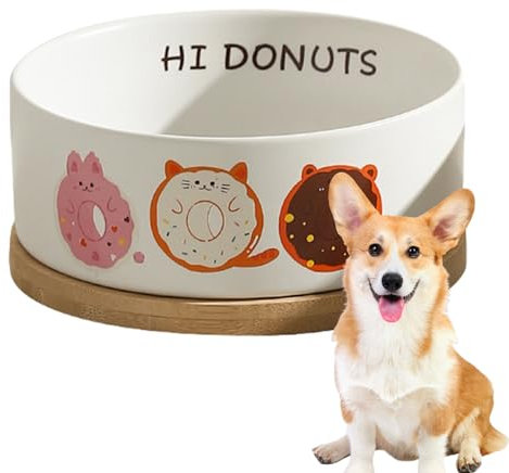 NGUMMS Bol thermique pour chiens d'extérieur, bol pour chiens chauffé d'extérieur, bols de voyage en céramique, bols de base avec câbles sûrs et résistants aux morsures pour usage domestique agricole