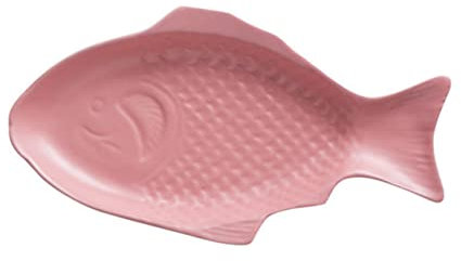 PRETYZOOM 1Stk frühstücksplatte frühstückspfanne Fischteller im Restaurant besteckträger kreativer Teller Schalen in Fischform Fischpfanne Mini Dekorationen Sushi schmücken Kind Fischplatte