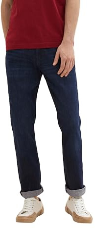 TOM TAILOR Herren Josh Regular Slim Jeans, 10115 - Clean Rinsed Blue Denim, 40/32