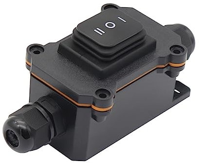 HOMSFOU Wetterfeste Elektroboxen Kasten Rocker Junction Box geöffnet Kabelverbinder Elektrokästen im Freien Schalter Elektrische Box Elektrischer Steckverbinder Anhänger Anschlussdose Stk