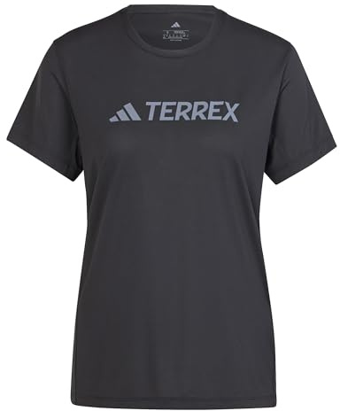 adidas Damen Terrex Multi Climacool Logo Tech T-Shirt, Black, XL