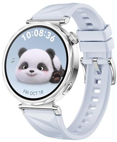 HUAWEI Watch GT 5 41 mm Smartwatch, Kunstvolles Design, Erweiterte Lauf- und Fahrradfunktionen, Gesundheitsmonitoring, Bis zu 7 Tage Akkulaufzeit, Kompatibel mit iOS & Android, Blau