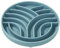 OHMO Gamelle Anti Glouton(Peu Arbre de Vie) en Silicone avec Fond Antidérapant et Ventouse, Gamelle Anti Glouton Non Toxique pour Petits Chats et Chiens