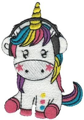 Unicorn Iron-On Patch – Unicorn Patches to Iron or Sew on for Customising Your Clothes or Bags