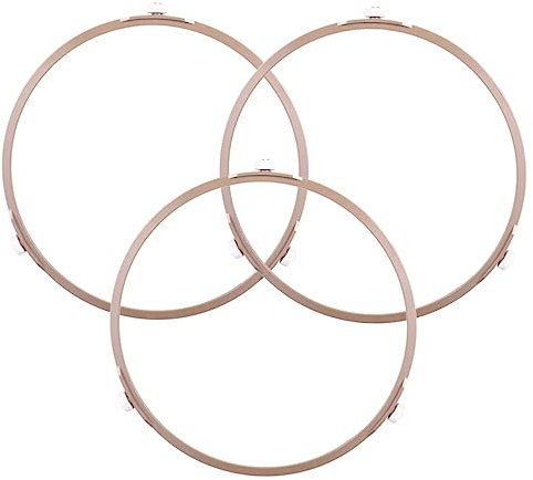 PAMINGONO 3pcs Microwave Oven Turntable Support Clear Tray Round Serving Tray Microwave Turntable Holder Microwave Oven Replacement Oven Turntable Rotating Ring Oven Rotating Ring Brown PVC
