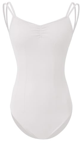 ROYAL SMEELA body danza senza maniche Body danza classica donna body ballerina adulto donna body ballo nero adulti body da balletto Senza schienale body di danza classica per donne body ginnastica