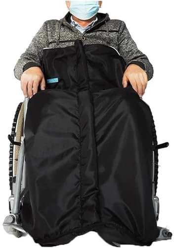 WCCNKK Winter Wärme Rollstuhl Decke, Fleece Gefütterter Rollstuhl Schlupfsack Regen Mit Reißverschluss Rollstuhl Schlupfsack Fusssack Erwachsene Für Beine Und Unterkörper, Warmes Geschenk