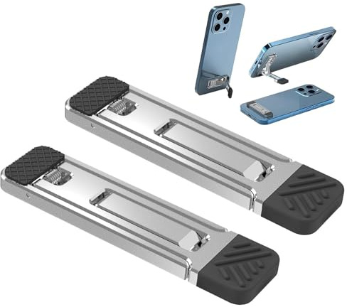 Qiwieod 2 Stück Mini-Laptopständer, Faltbare Tastaturständer Notebook-Riser-Füße, Faltbarer Unsichtbar Laptop Halterung, Laptop Ständer Faltbare Unsichtbar Kühlung, Laptop-Riser Belüftet