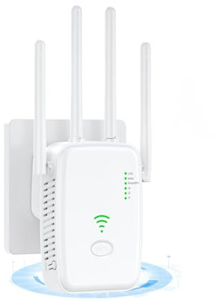 Amplificateur WiFi 4 antennes,2 Ports LAN,Répéteur WiFi-111