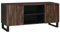 Vetnasa Meuble TV 105x33,5x46 cm Bois de Noyer Massif,Meubles,Meubles TV,Marron,19.9kg,4018008