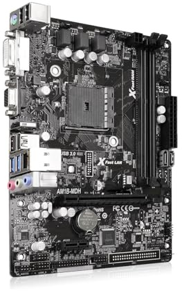 Placa Madre Placa Base Fit For ASROCK AM1B-MDH con zócalo AM1 DDR3 de 32 GB, 2 x SATA3, 6,0 GB/s, Compatible CPU AD530, AD5150, SD2650, SD3850 y AD550