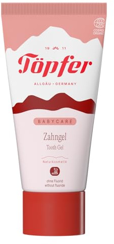 Töpfer Babycare Zahngel – sanfte Zahnpflege für Kinder – mit Xylit & Kieselerde – ohne Fluorid – homöopathieverträglich – 50ml