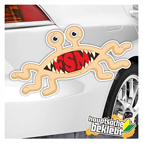 Kiwistar - Autoaufkleber - FSM Aufkleber - für Auto, Laptop, Fahrrad, LKW, Motorrad Aufkleber mehrfarbig Sticker Decal