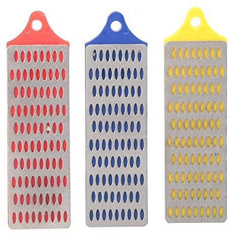 3 Stück Diamond Knife Sharpener Schärfstein Schleifwerkzeug für die Küche