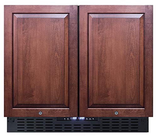 Summit 36 Refrigerator Freezer, Side-By-Side, Undercounter, 5.8 cu.ft Capacity, Panel Ready* - FFRF36IF (Panels not Included)