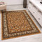 Teppich-Home Orient Orient Teppich klassisch gewebt mit Ornamenten und floralen Mustern, Farbe:Rot, Beige, Grau, Schwarz, Größe:240x340 cm B2430