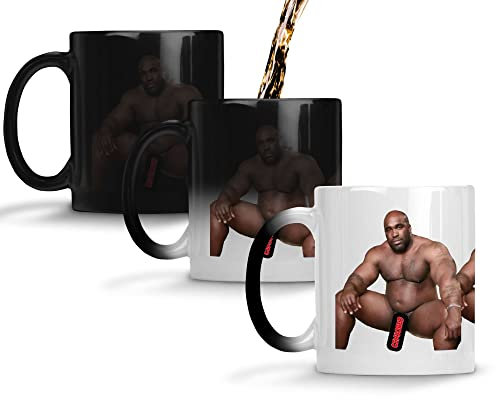 Meme Kaffeebecher aus Barry Wood für Wärmeübergang – lustige, unverschämte Geschenke, Wichtelmann-Neuheit für Männer, robuster Griff, spülmaschinen- und mikrowellengeeignet (farbwechselnder Prime)