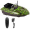 SHZICMY Futterboot RC Boot Finder 500m Köder Angelboot geladen mit 5200mA Batterie Fernbedienung Feste Geschwindigkeit Position Auto Cruise Fernbedienung Erwachsene Spielzeug