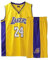 Basketball Trikot Shirt und Shorts, Erwachsene Basketball Jersey, Basketball ärmellose Anzug, Basketball Sportbekleidung, T-Shirt Weste + Shorts, Jugendlich Sweatshirt（XL,Gelb）