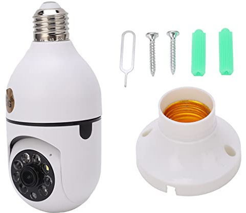 Home Protection Camera Lamp Holder Camera Wireless 360 Degree 2.4GHz and 5G WiFi 110 To 220V 1080p Motion Detect Light Bulb Camera