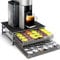 Vinsani 72 Capsules Coffee Pod Storage with 2 Sliding Drawers - Non Slip Surface Stackable Holder Organiser Box Coffee Capsules Tray Coffee Machine Stand for Dolce Gusto Coffee Pods, 2 Tier