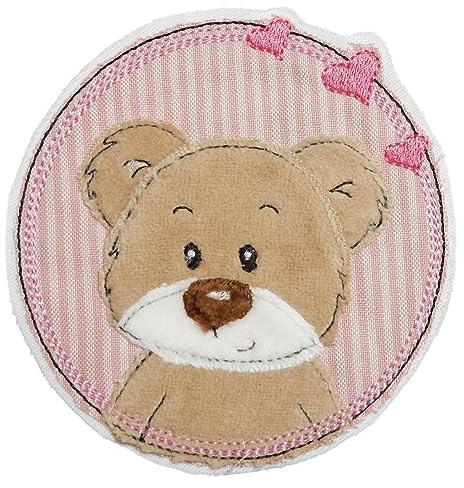 Aufnäher * Patch * Applikation * gestickt * Teddybär * ca. 10,5 cm * PA-ws_0024S