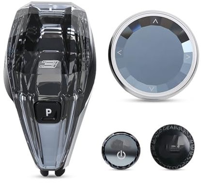 daili Store Crystal Gear Shift Knob Lever Headle Kompatibel mit BMW 1 2 3 4 8 Series G20 G22 G29 G05 G06 G07 G08 IX3 X3 X5 X6 X7 Z4 Sync Umgebungslicht(3Series G20 G21 G28)