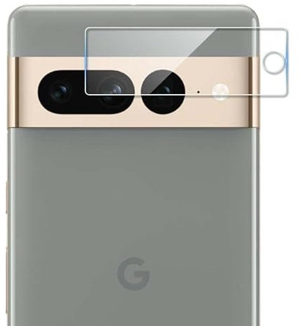 Cracksin [2 Stück] Google Pixel 7 Pro Kamera Schutz Folie Hart Schutzglas Ultra Klar Objektivschutz 3D Hard Linse Kameraschutz