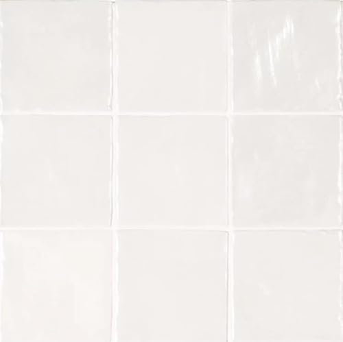 Piastrella Effetto Zellige Bianco MALLORCA 10x10cm - Bianco (0,5m²)