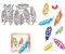 WADORN Metall Stanzformen Mit Federn Zum Basteln, Prägeschablonen Für Scrapbooking Mit Tierfedern Aus Metall Karbonstahl Schablonenkarten Scrapbooking Stanzformen Für Heimwerker Basteln Fotoalbum