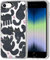 MOSNOVO Case for iPhone SE, iPhone 8 & iPhone 7, [Buffertech 6.6ft Military-Grade Drop Protection] [Anti Peel Off Tech] Clear TPU Bumper Phone Case Cover Design - Black Furry Cat