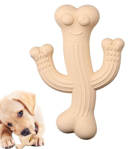 Generisch Kaktus-Hundespielzeug,Kaktus-Hundekauspielzeug,Gummi-Kaustäbchen für Hunde, Kaktus-Kauspielzeug für Hunde | Hundespielzeug Robuste Mundpflege in Kaktusform zum Trainieren des Zahnens