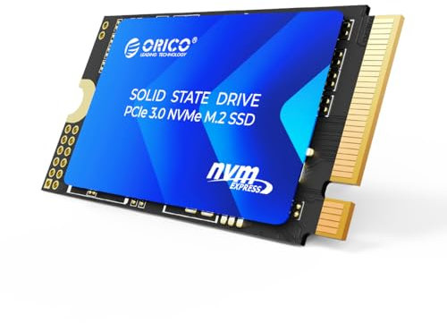 ORICO M.2 2242 NVMe SSD 1TB, PCIe 3.0 with 3100MB/s Read Speed, 3D NAND, Copper Heat Sink for Laptops, Mini PCs, IoT Devices, and DIY External Drives - J10-2242