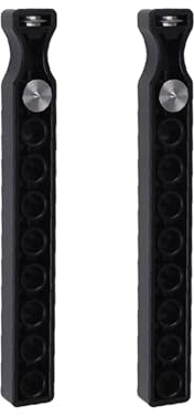 Yibuy 2 x Bass-Trommel-Stanzwerkzeuge, 5,1 bis 25,4 cm Lochdurchmesser für Schlagzeug