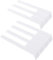 Toyvian 2pcs Professional Piano Keytops Plastic Piano Keys Replacement for Repairing