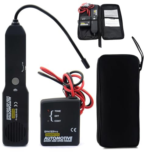 Testeur De Circuit, Testeur De Câble, Traceur De Fils, EM415PRO L'appareil De Contrôle De Câble, Detecteur De Cable Electrique, Détecteur Circuit Automobil, Câble Tracker, Traceur De Câble Portable