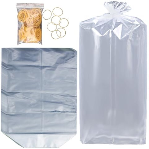 Fischtaschen zum Transportieren,Fischtransporttaschen, 50X transparente, auslaufsichere Beutel für lebende Fische