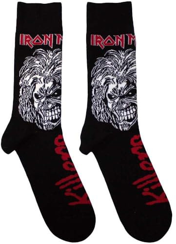 Iron Maiden Unisex Adult Killers Socks (7 UK-11 UK) (Black)