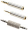 Adattatore da Jack 2,5 mm a 3,5 mm Set di 3 Pezzi 3.5 mm Maschio a 2.5 mm Femmina, 2,5 mm Maschio a 3.5 mm Femmina, 3,5 mm Maschio a Maschio Compatibile con Smartphone Microfoni e Dispositivi Audio