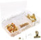 KAILIKETIY 1Set Paper Clips and Long Tail Clips Decorative Thumb Tacks Office Supplies for Organizing Documents Marking Locations and Fixing Papers Home School and Office