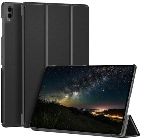 HEISHAYU Hülle für Samsung Galaxy Tab S11 Ultra 14,6 Zoll (SM-X930/X936) Tablet 2025,Schutzhülle mit Auto Schlaf/Wach Funktion,Schwarz
