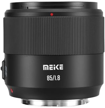 Meike 85 mm F1.8 SE Mark II STM AF fullformat autofokus mittteleobjektiv med hög upplösning 8K porträttobjektiv kompatibelt med Canon EOS EF-Mount digitala spegelreflexkameror T8i T7 850D 5D 6D 5D