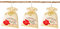 Adventino Adventskalender 24 Gründe Warum ich Dich Liebe inkl. Kokosschnur zum Befüllen für Erwachsene mit 24 Säckchen aus Satin