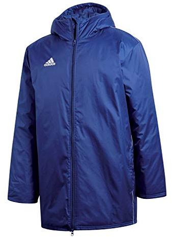 Adidas Mens Jacket (Filled Heavyweight) Core18 STD JKT, Dkblue/White, CV3747, 3XL EU